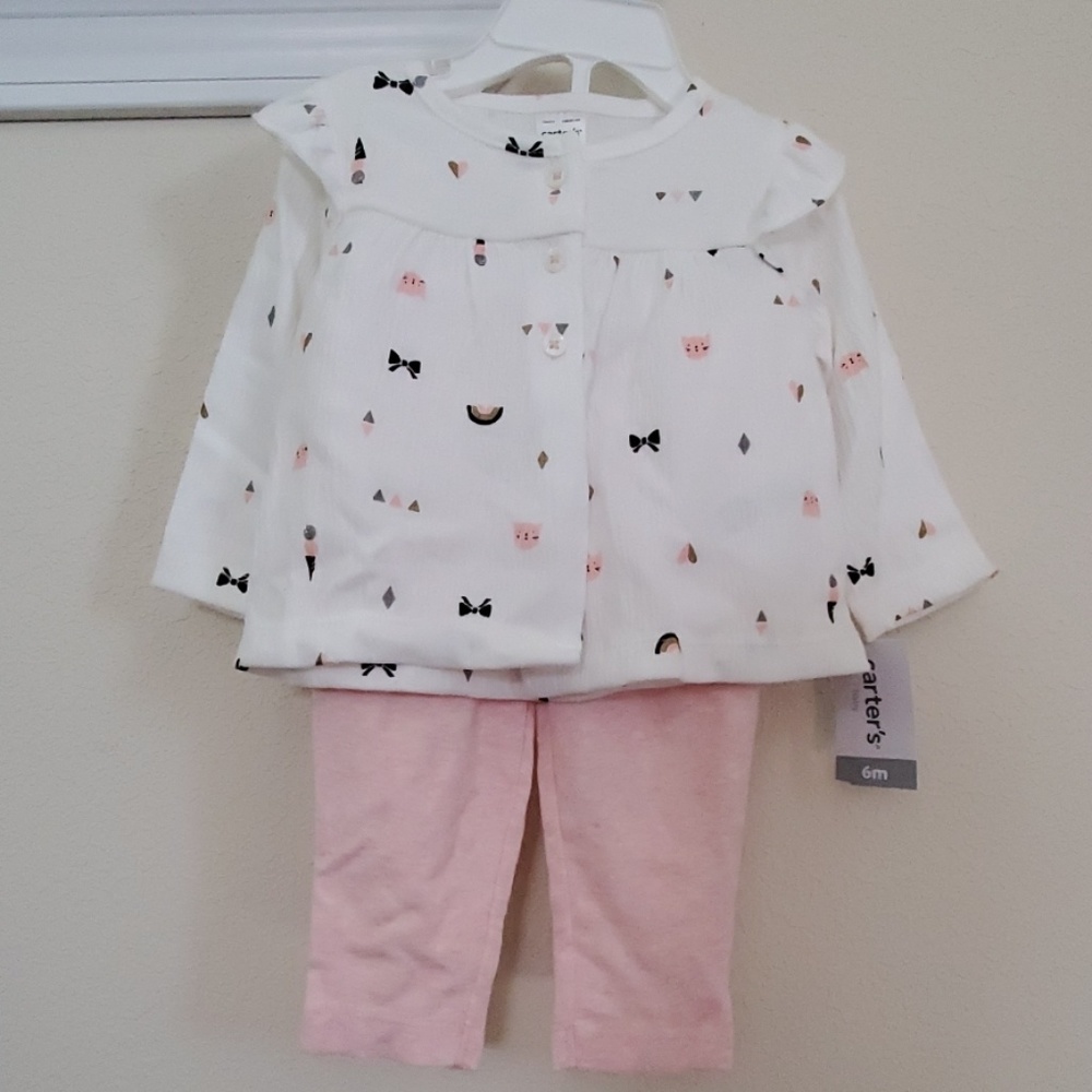 Carter 6 mo 3 piece set